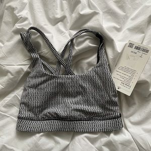 BNWT lily lemon energy bra in houndstooth